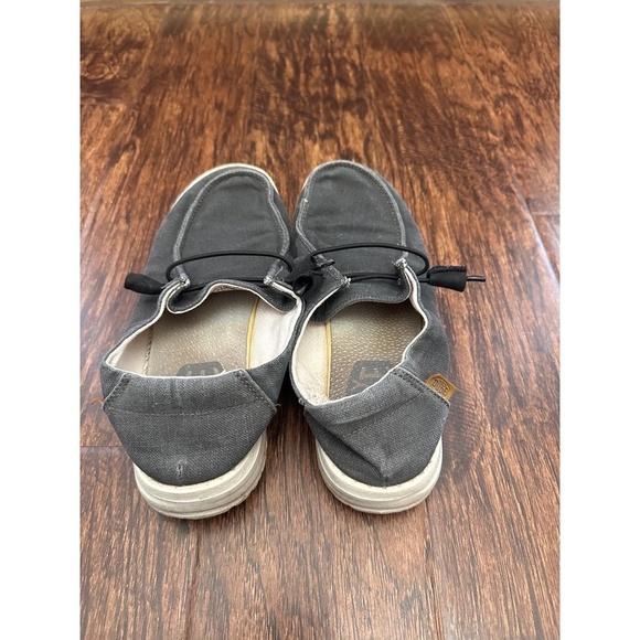 HEYDUDE Womens Shoes Size 7 Off Black Slip On Casual Lightweight Comfort Travel - Picture 3 of 5